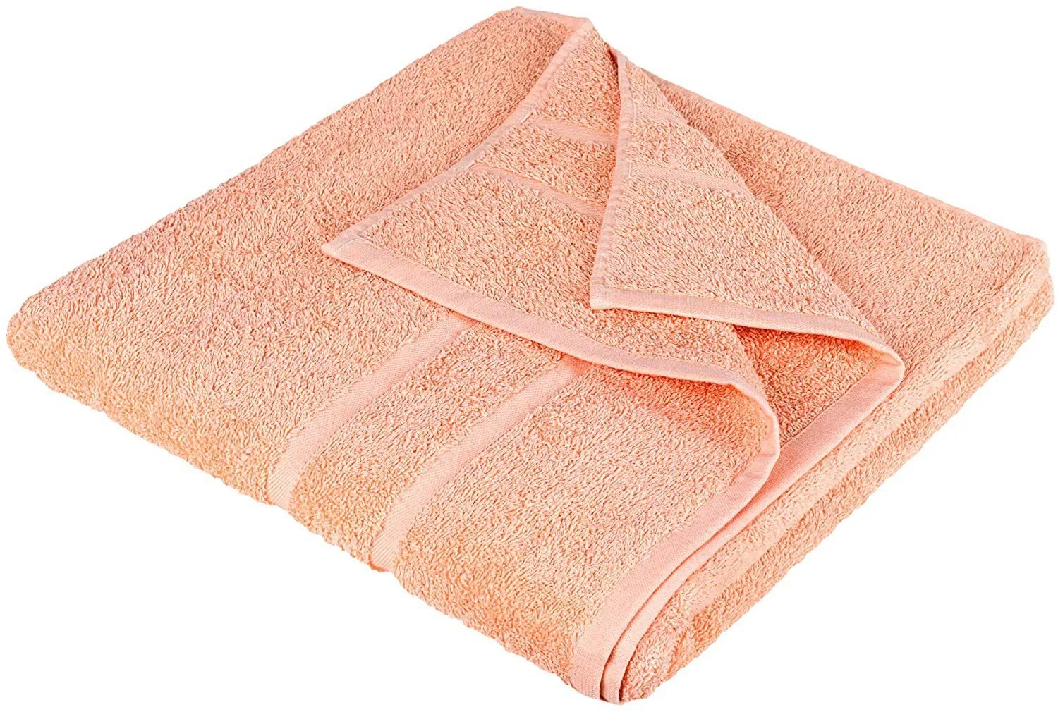STICKANDSHINE Frottee-Handtücher – Farbe Peach, 100% Baumwolle, 500 g/m²